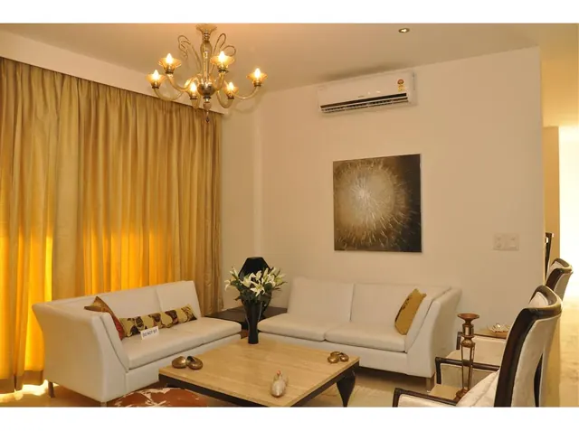 Kashish Manor One — sample flat living room