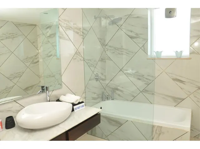 Kashish Manor One — sample flat bathroom