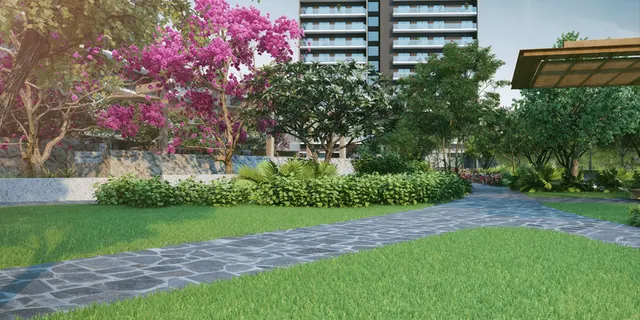 Krisumi Waterfall Residences — landscape near pool