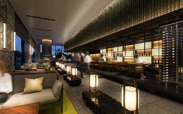 Krisumi Waterfall Suites — restaurant interior