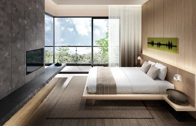 Krisumi Waterside Residences — master bedroom interior