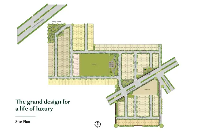 Landmark Avana master plan / site layout
