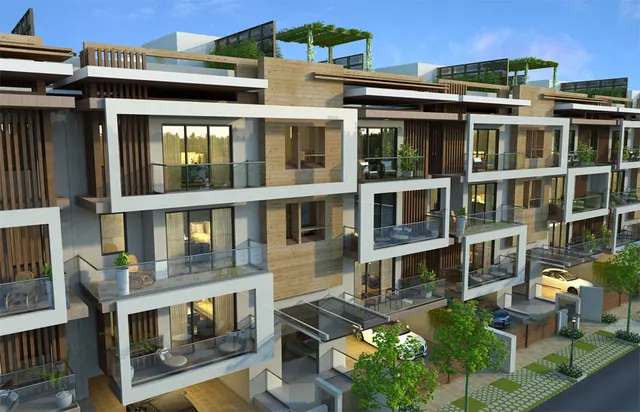 Lotus Woodview Residences — terrace-level elevation