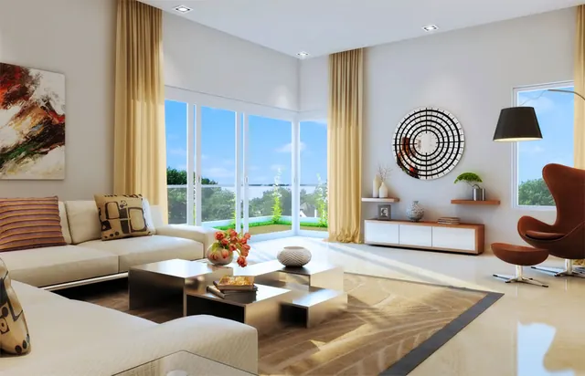 Lotus Woodview Residences — living room interior