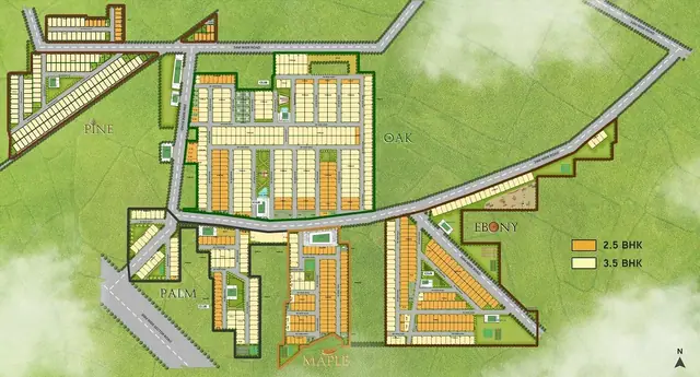 M3M Antalya Hills master plan / site layout