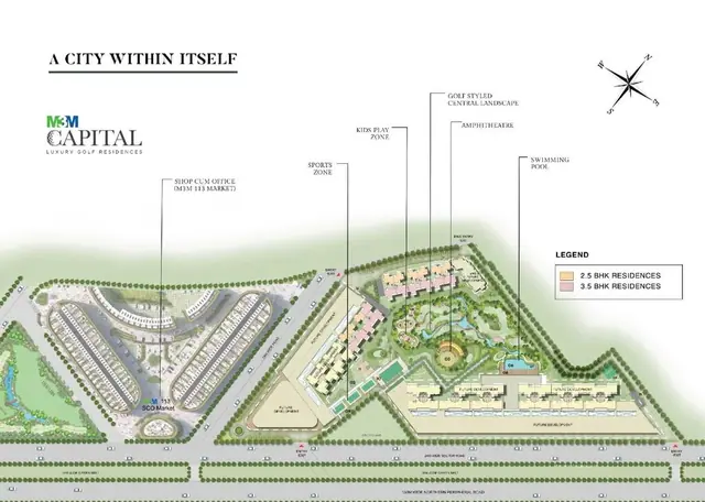 M3M Capital master plan / site layout