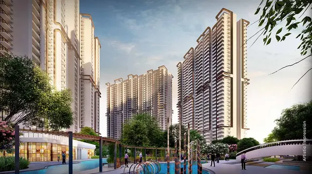 M3M Capital — exterior towers with pool deck