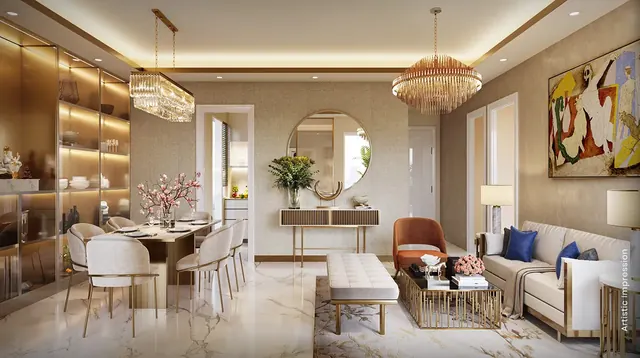 M3M Capital — apartment living room interior