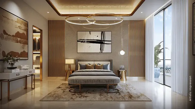 M3M Crown — bedroom interior
