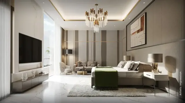 M3M Mansion — bedroom interior