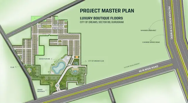M3M Soulitude master plan / site layout