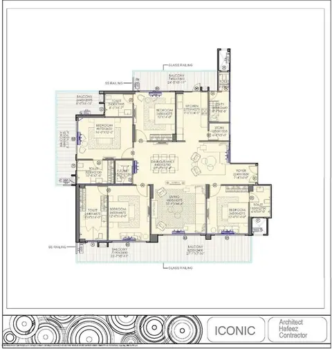 Mapsko Mountville 4 BHK + Servent floor plan