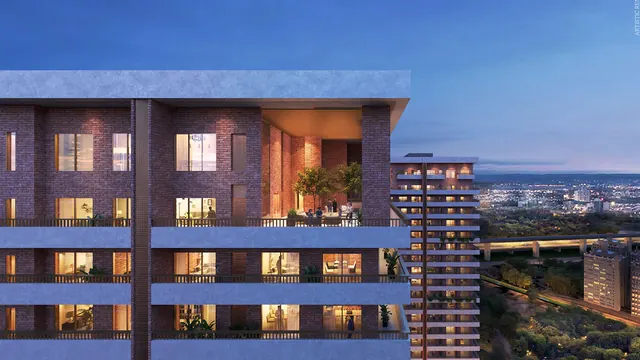 Max Estates 360 — residence facade close-up (render)