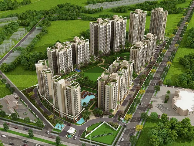 Microtek Greenburg Gurgaon — aerial view (render)