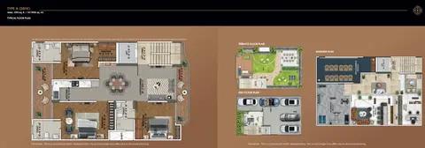 MRG Crown 3BHK floor plan
