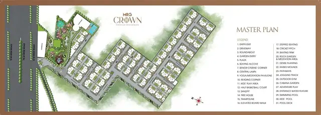 MRG Crown master plan / site layout