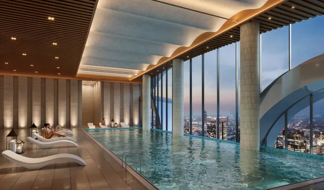 The Oryza — Temperature-controlled indoor pool (artistic impression)