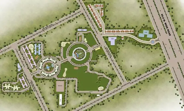 Orris Carnation Residency master plan / site layout