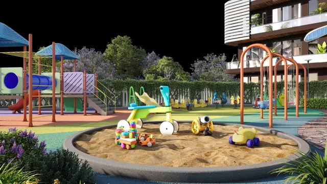 Oxirich Chintamani — kids play area (render)