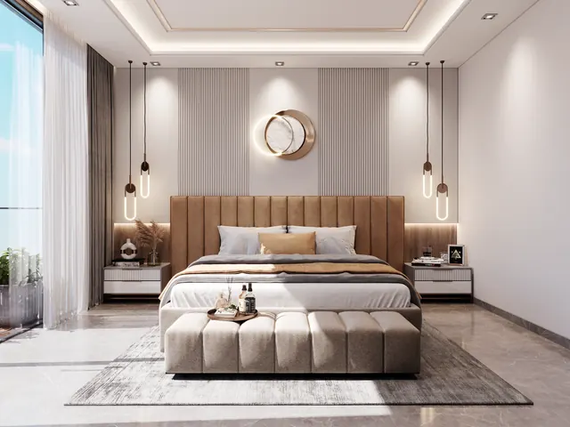Oxirich Chintamani — apartment bedroom interior 2 (render)