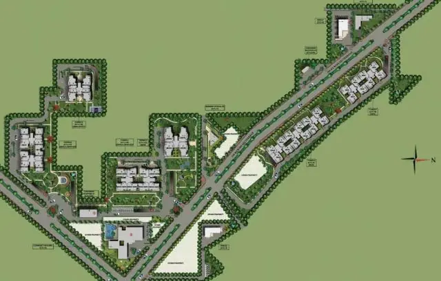 Paras Dews master plan / site layout