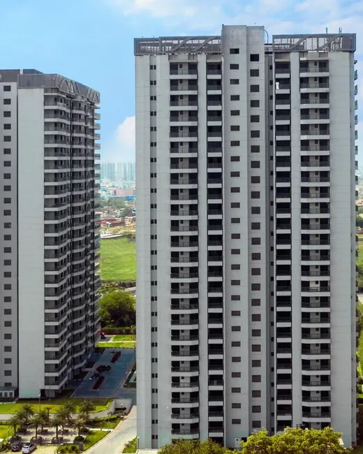 Paras Dews — completed towers (real photo)