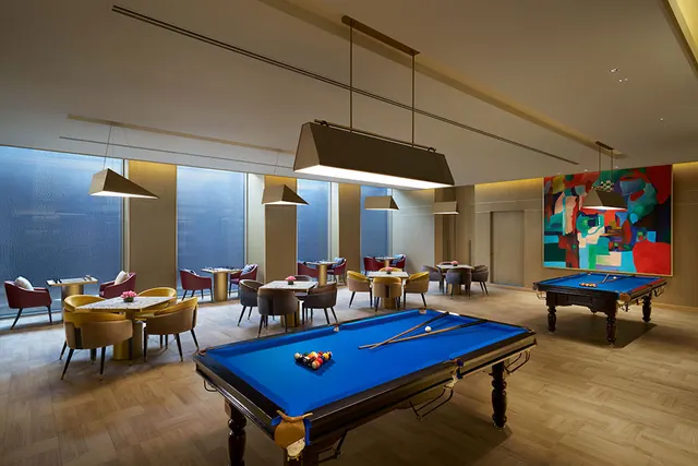 Puri Diplomatic Residences — clubhouse games room (real photo)