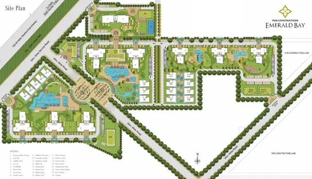 Puri Emerald Bay master plan / site layout