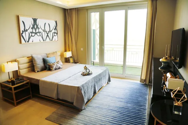 Puri Emerald Bay — sample apartment bedroom (real photo)