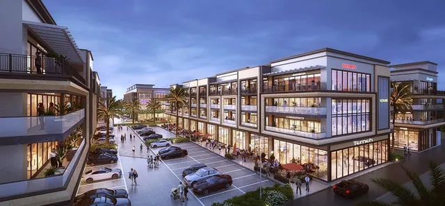 Reach Buzz 114 — Artist's impression: internal street with SCO blocks and parking