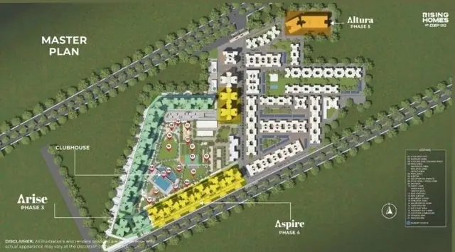 Rising Homes Altura master plan / site layout
