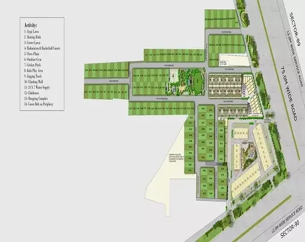ROF Insignia park 2 master plan / site layout