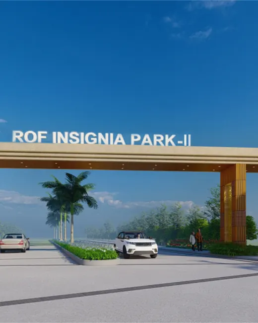 ROF Insignia park 2 — entrance gate (render)