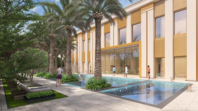 ROF Pravasa — clubhouse pool (render)