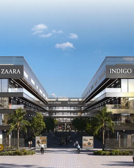 Royal Green Courtyard 37D Market Place — Main entrance and SCO frontage render