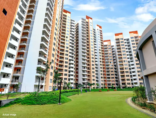 Shapoorji Joyville — completed towers (actual photo)