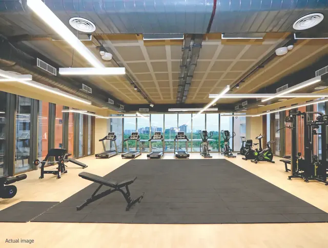 Shapoorji Joyville — gym (actual photo)