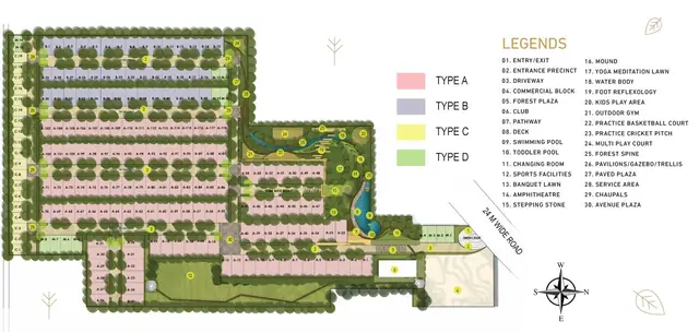 Signature Global City 79B master plan / site layout