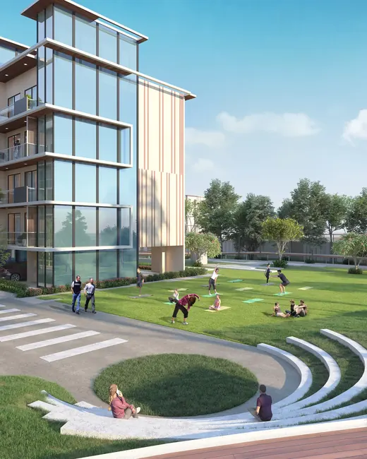 Signature Global City 79B — floors with amphitheatre lawn