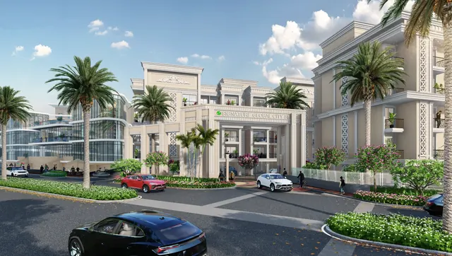 Signature Global City 81 — entrance and low-rise floors