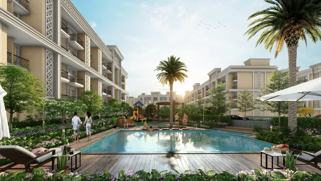 Signature Global City 81 — swimming pool and floors