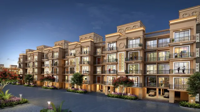 Signature Global City 92 — floors elevation at dusk