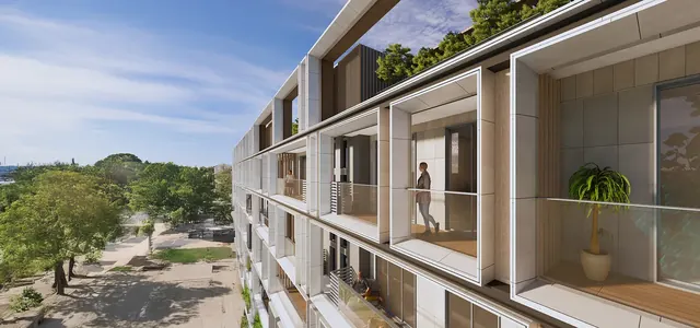 Signature Global City 93 — balcony facade view