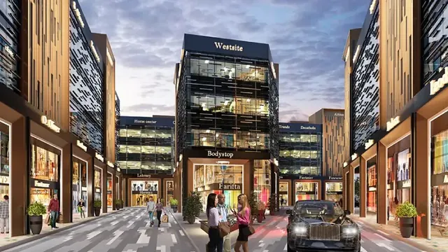 Signature Global SCO 37D — Central retail street render