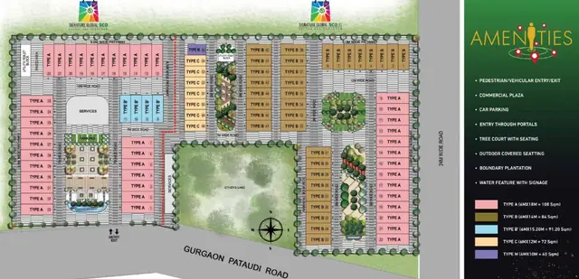 Signature Global SCO 88A master plan / site layout