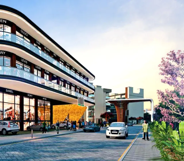 Signature Global Signum Plaza 37D II — Corner view of the plaza