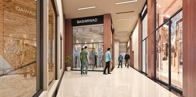Signature Global Signum Plaza 37D II — Internal shopping corridor render