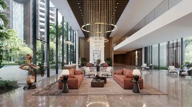 Signature Global Titanium SPR — grand lobby