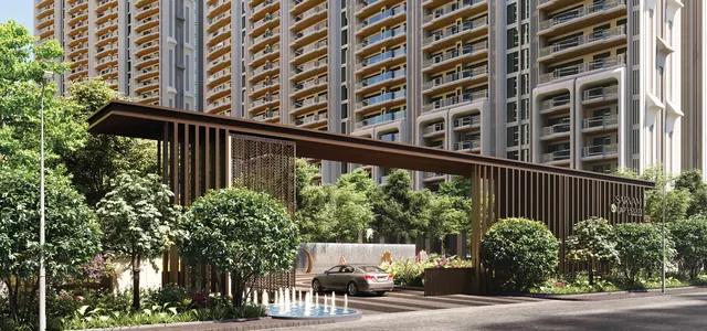 Signature Sarvam — entrance gate and towers