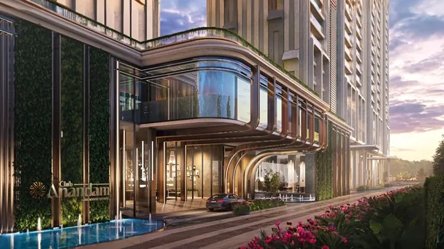 Signature Sarvam — tower entrance porte-cochere
